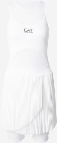 EA7 Emporio Armani - Vestido desportivo em branco: frente