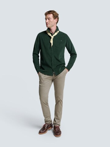 No Excess Regular Fit Hemd in Grün