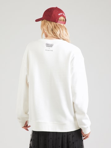 Sweat-shirt 'LINKI' Munthe en blanc