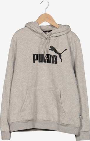 PUMA Kapuzenpullover L in Grau: Vorderseite