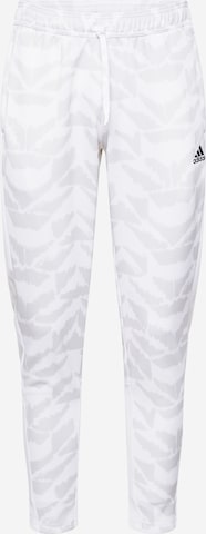 ADIDAS SPORTSWEAR - Calças de desporto 'Tiro Suit-Up Lifestyle' em cinzento: frente