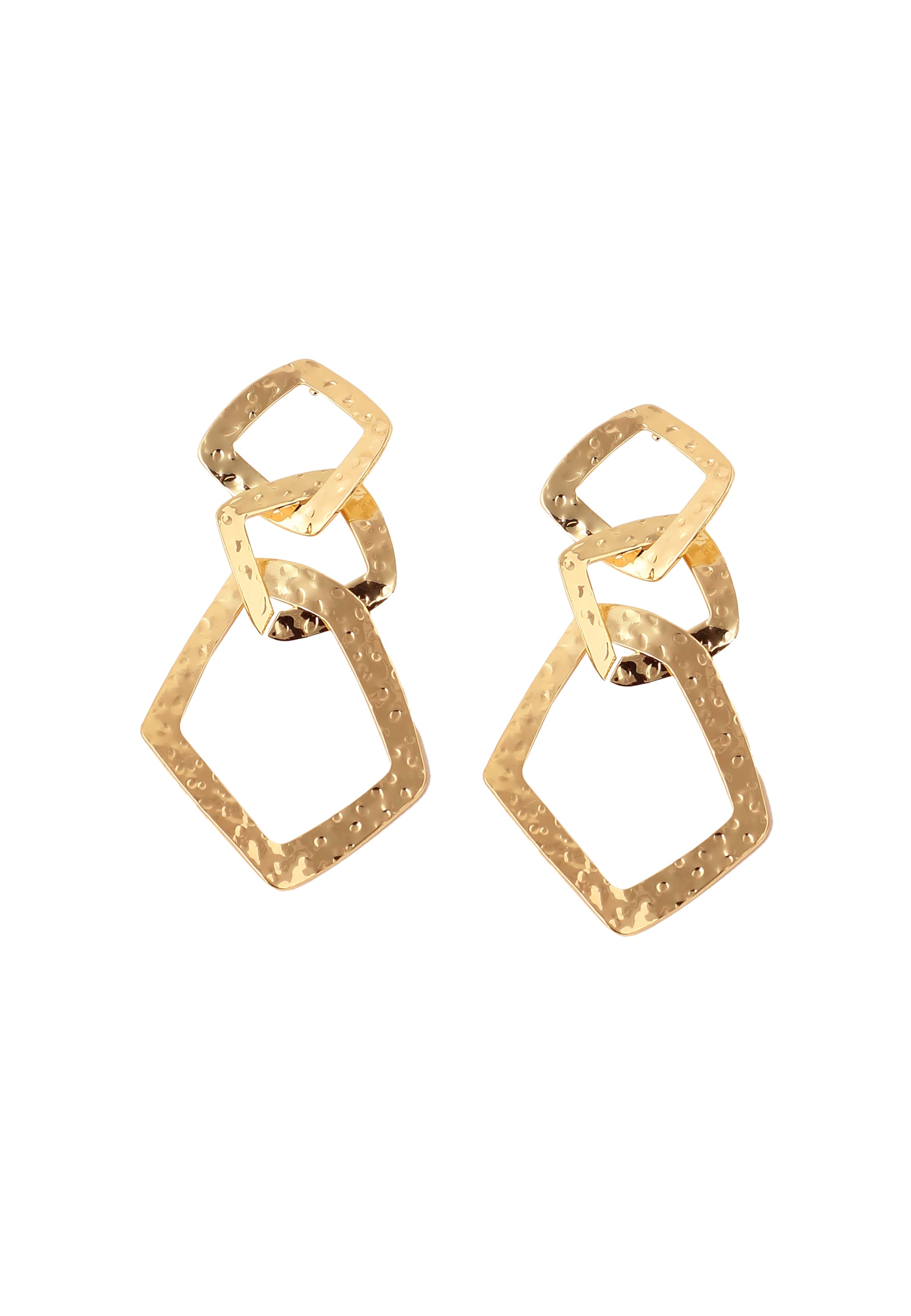 SOHI Обеци в злато: отпред