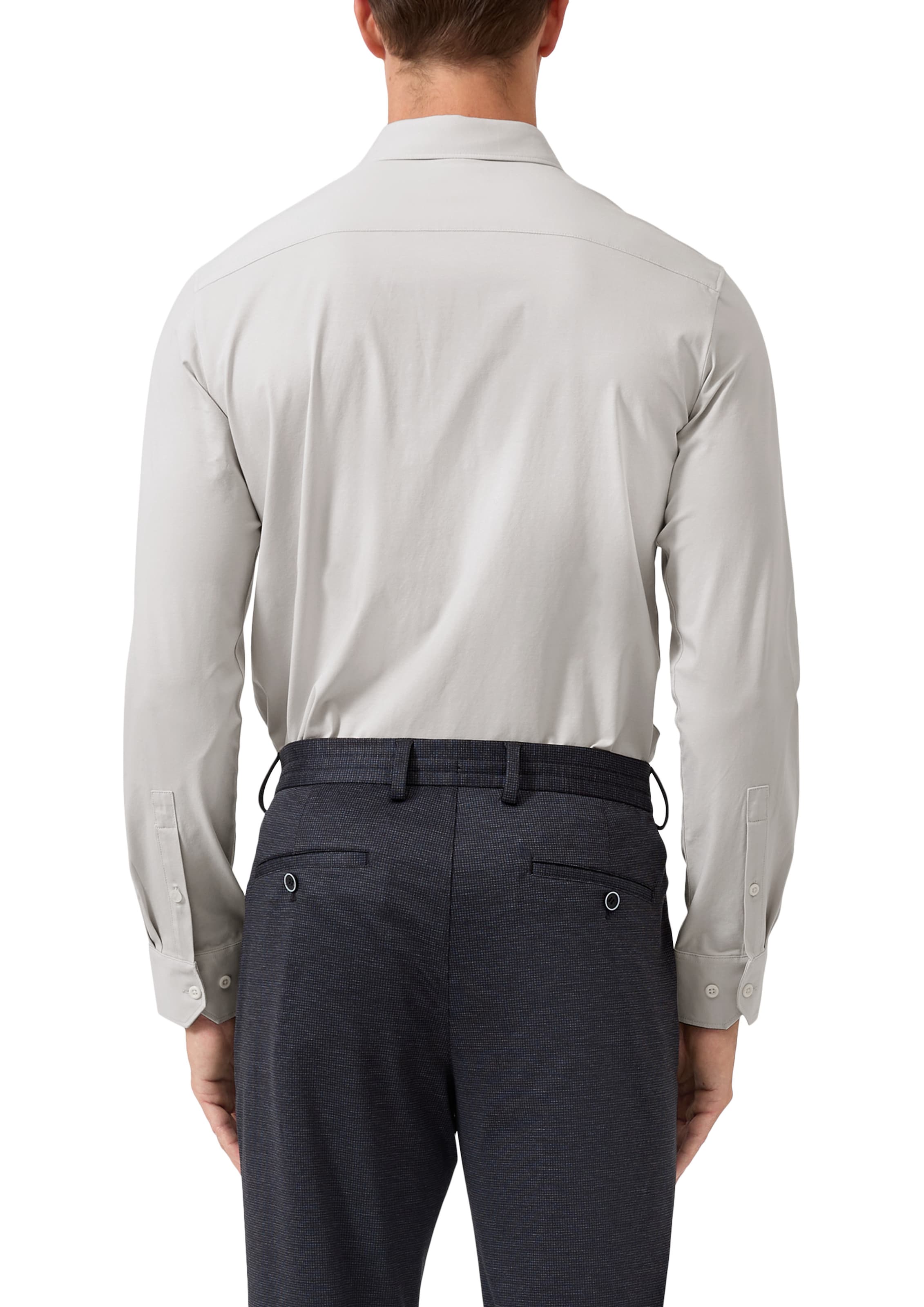 s.Oliver Regular fit Overhemd in Grijs