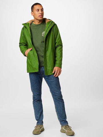 Veste d’hiver 'Trekholm' Derbe en vert