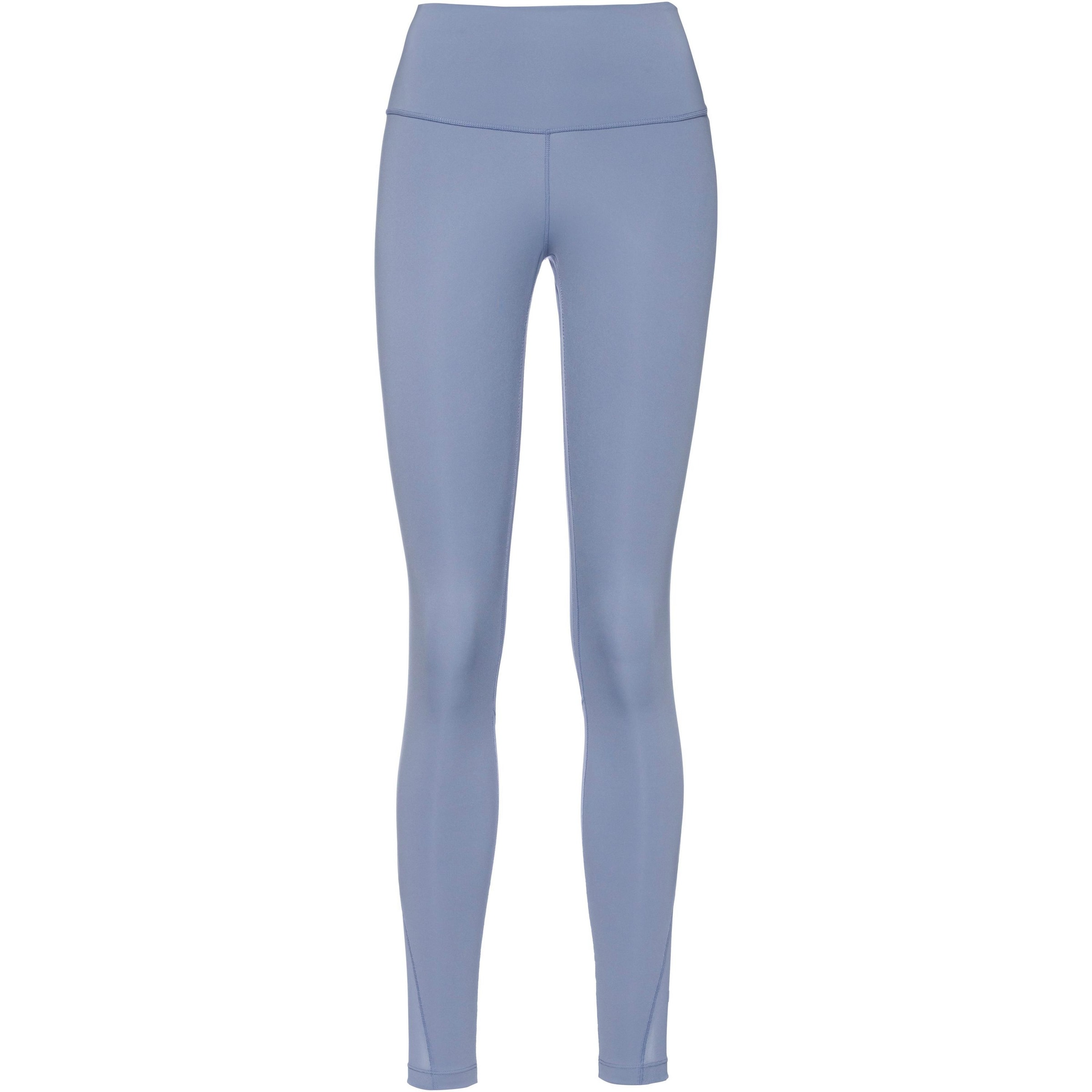NIKE Skinny Workout Pants in Blue: front