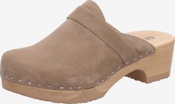 SOFTCLOX Clogs 'Tamina' in Grey: front