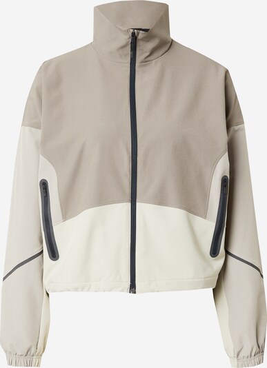 UNDER ARMOUR Athletic Jacket 'Unstoppable' in Taupe / Light grey / Black, Item view