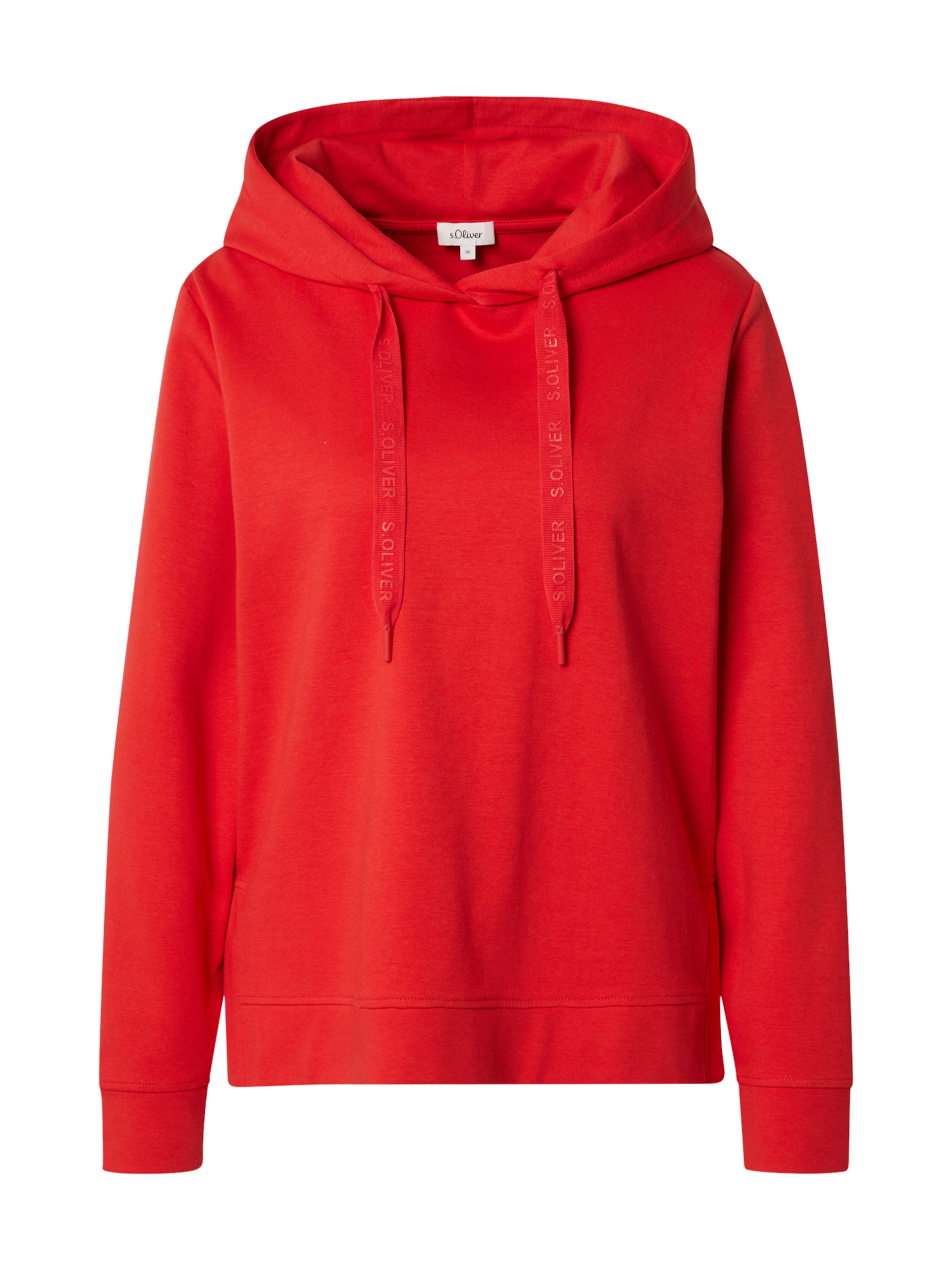 s.Oliver Sweatshirt in Rood: voorkant