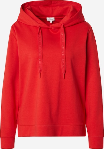 Sweat-shirt s.Oliver en rouge : devant