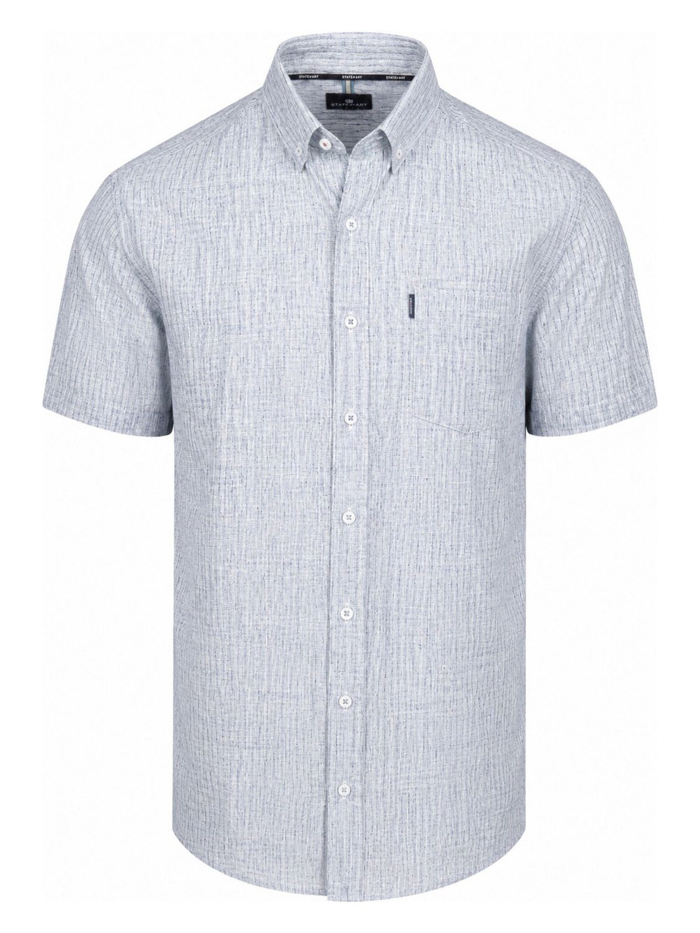 State of Art Regular fit Button Up Shirt in Blue: front