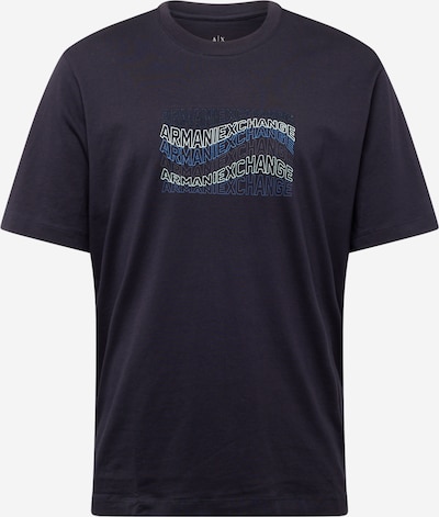 Marškinėliai iš ARMANI EXCHANGE, spalva – mėlyna / tamsiai mėlyna / balta, Prekių apžvalga
