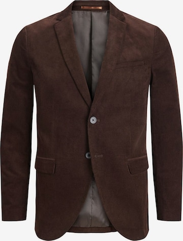 Veste de costume JACK & JONES en marron : devant