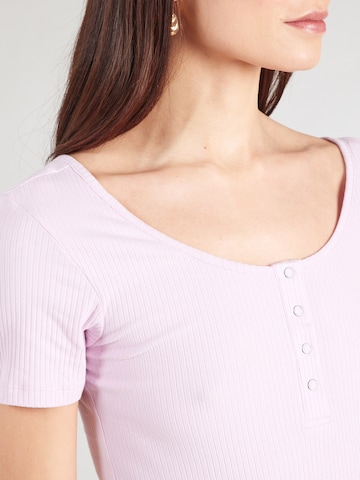 PIECES T-Shirt 'PCKITTE' in Lila