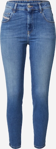 DIESEL Skinny Jeans 'SLANDY' in Blauw: voorkant