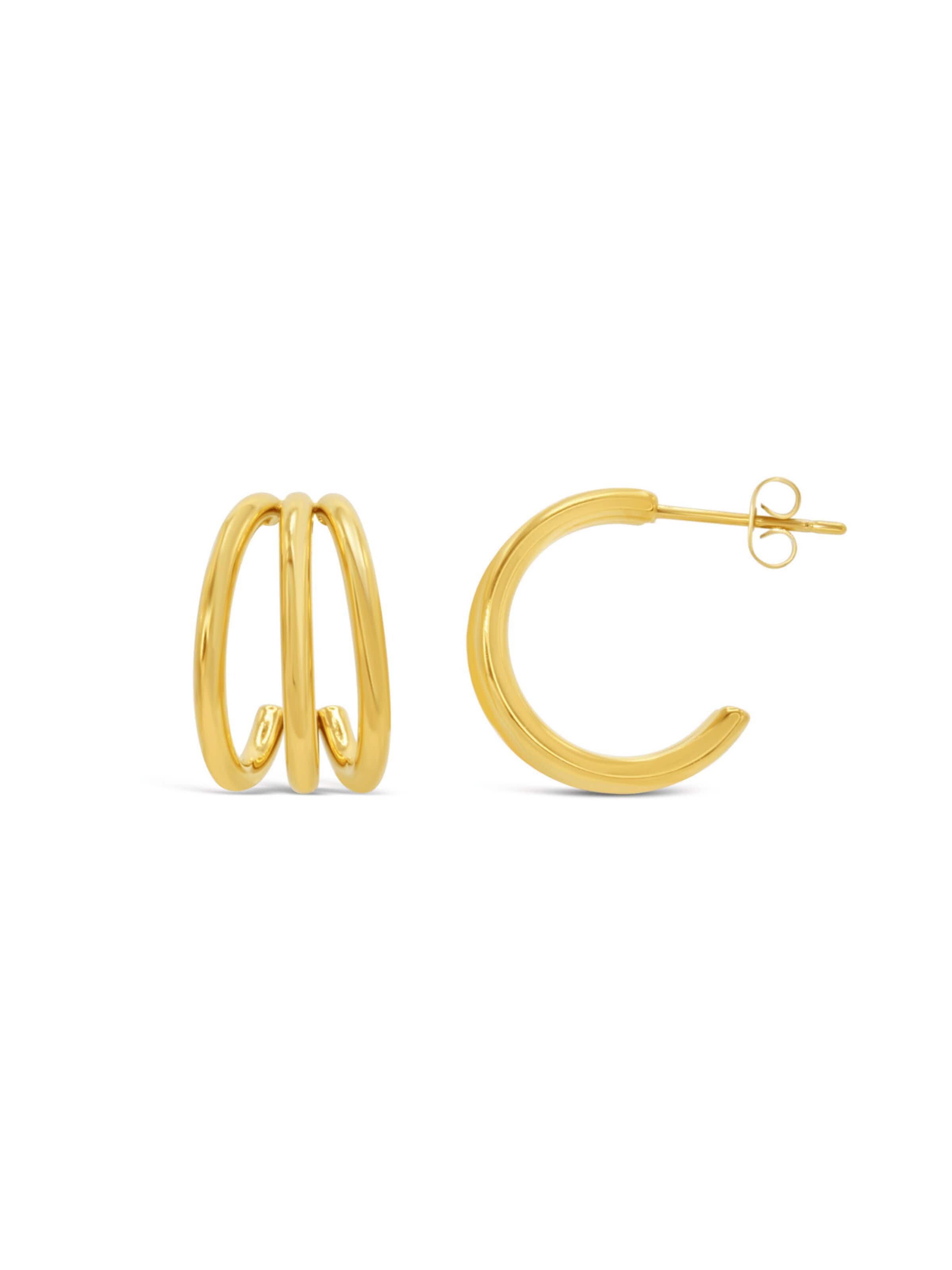ARS-ARGENTI Ohrringe 'SIAMESE TRILLINGS'‌‌‌‌‌‌‌‌‌‌ in Gold