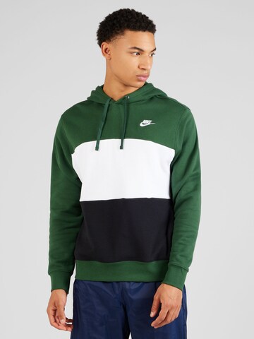 Felpa di Nike Sportswear in verde: frontale