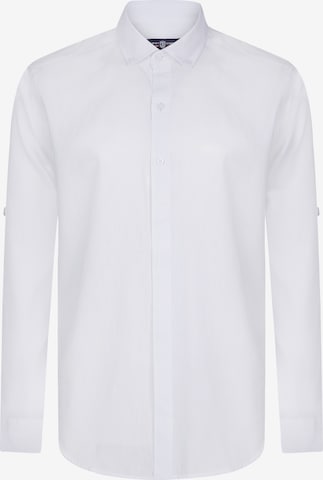 Jimmy SandersRegular Fit Košulja - bijela boja: prednji dio