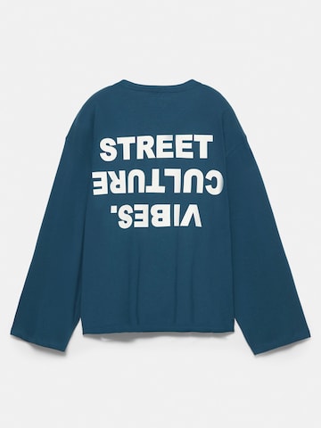 Pull&Bear Shirt 'STREET' in Green