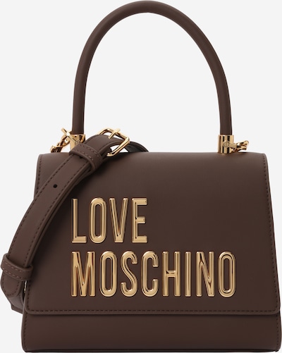 One Size dydžio Rankinė iš Love Moschino, spalva – tamsiai ruda / Auksas, Prekių apžvalga