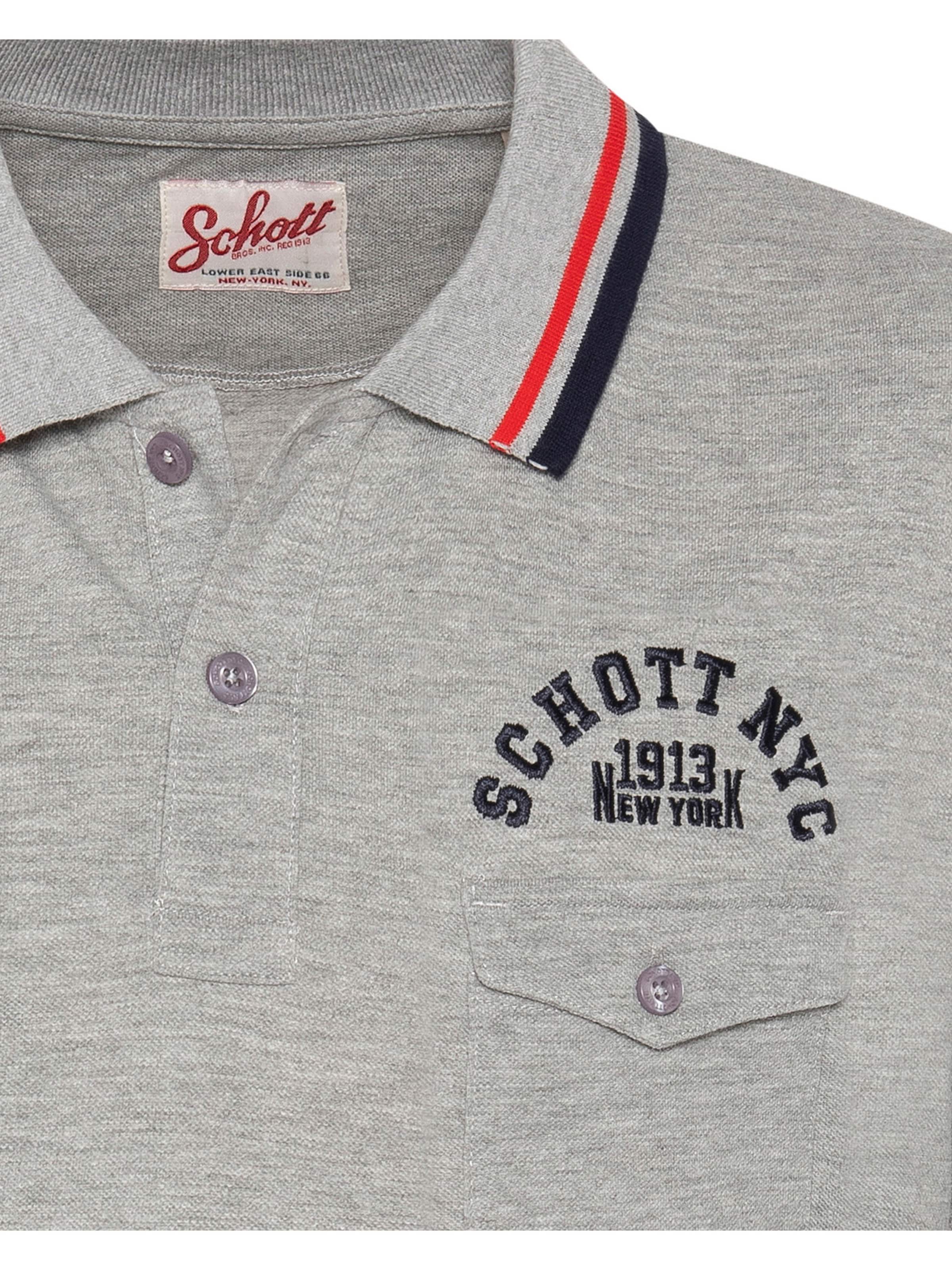 Schott NYC Shirt in Grey