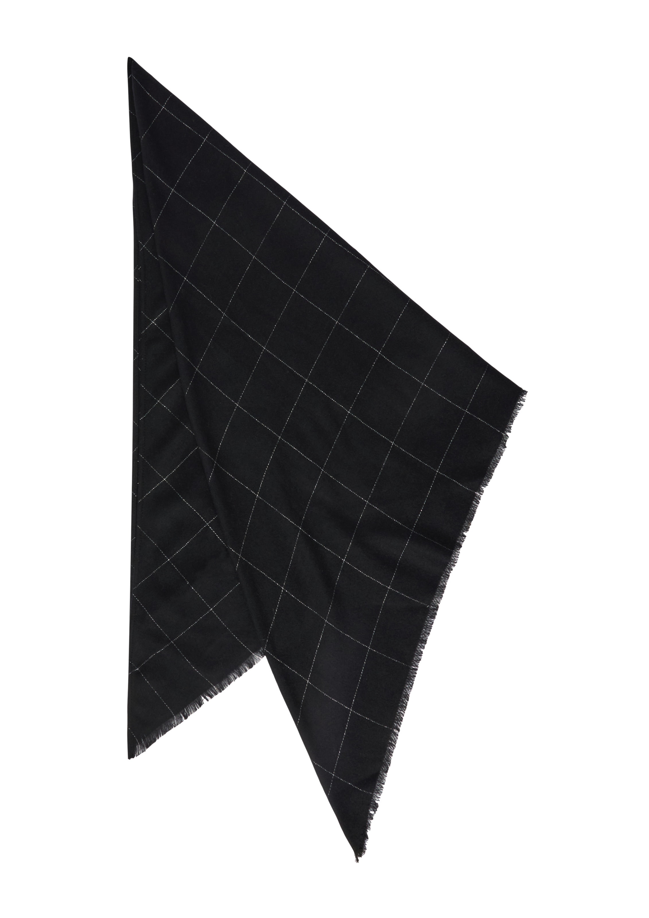 s.Oliver Schal in schwarz / weiß, Produktansicht