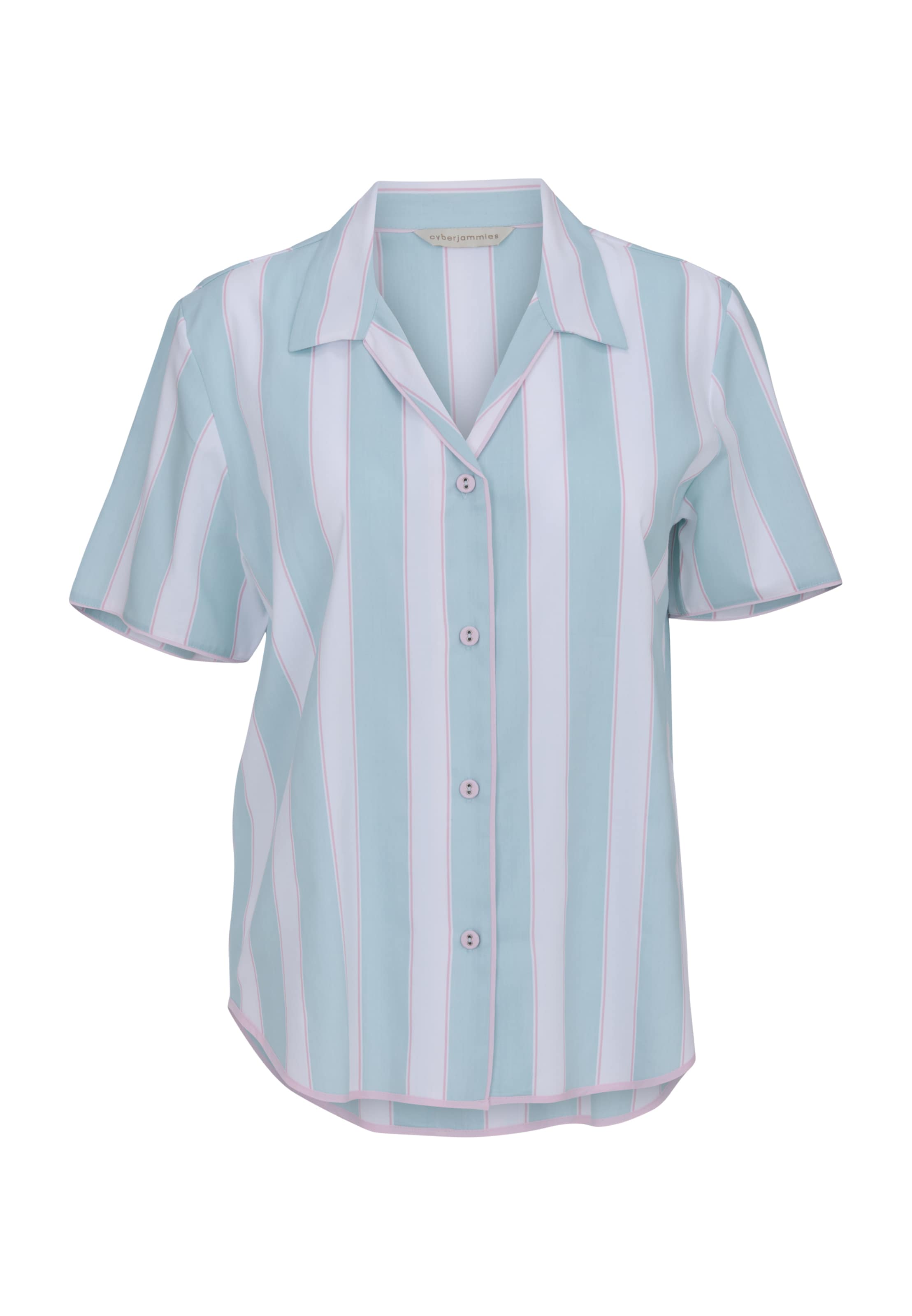 Cyberjammies Slaapshirt 'Francesca' in Groen: voorkant