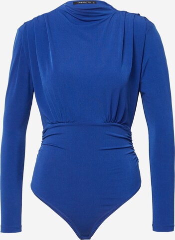 Trendyol Shirt bodysuit in Blue: front