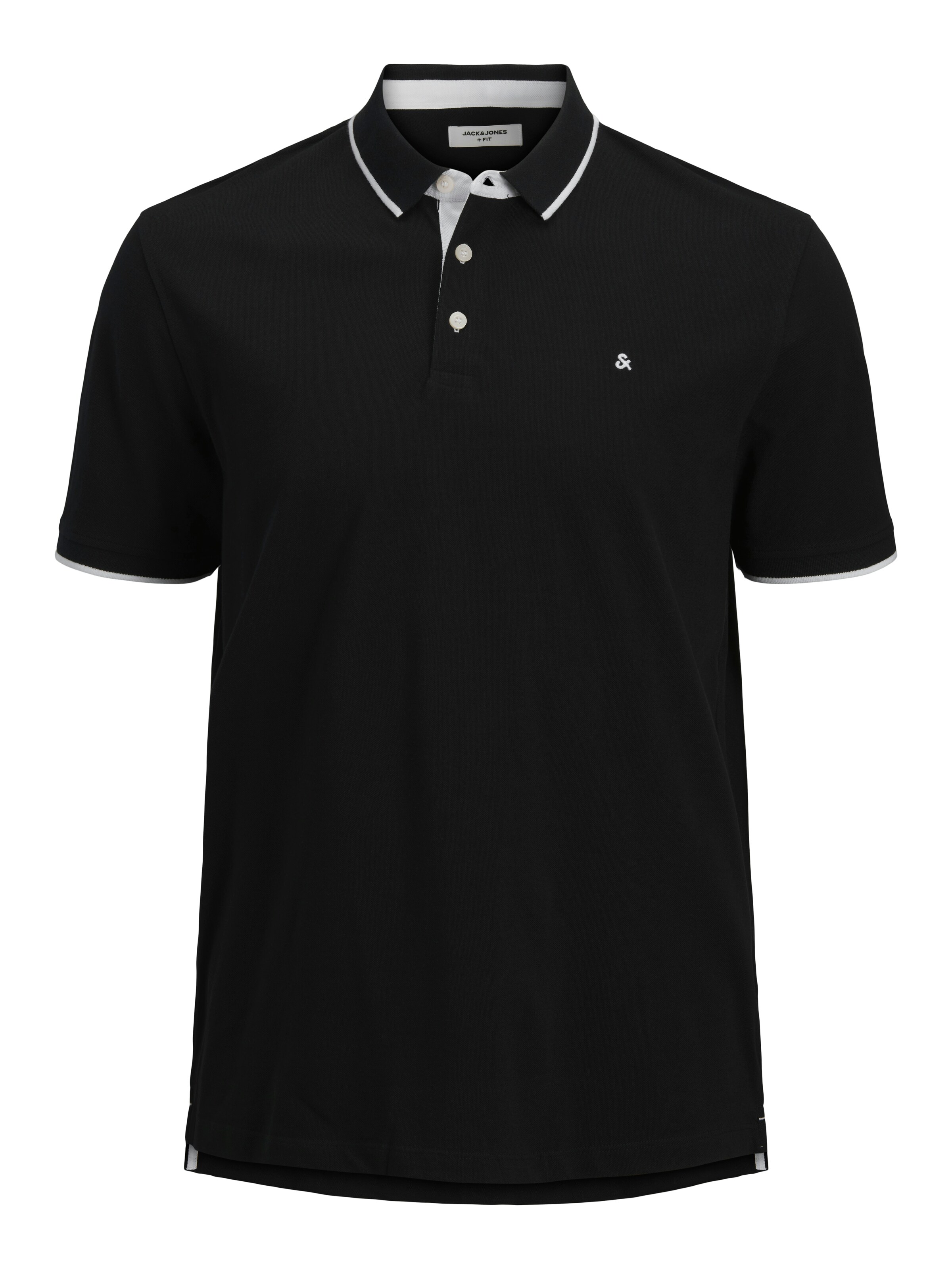 Jack & Jones Plus Shirt 'JJEPaulos' in Black: front