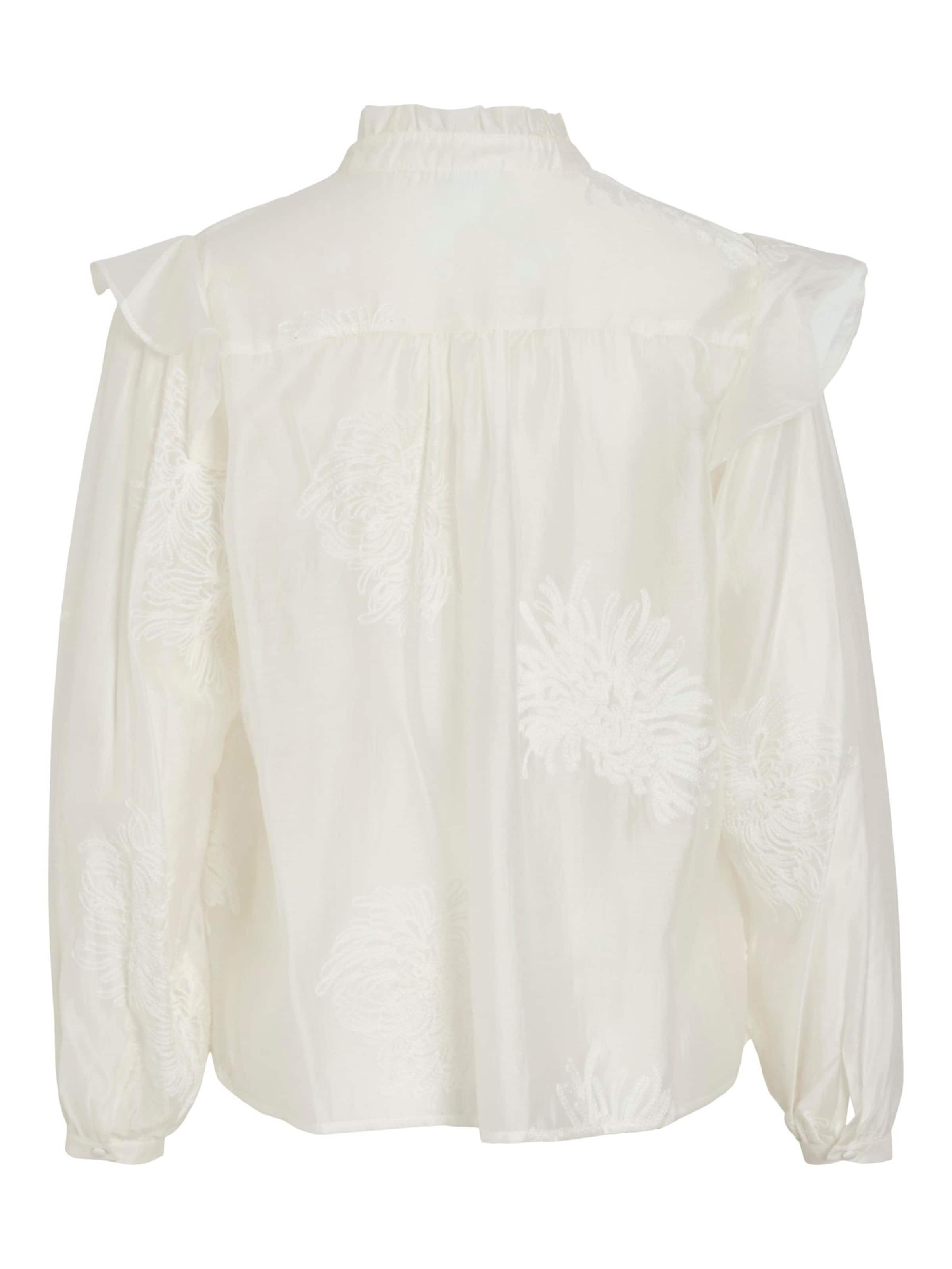 ROUGE EDIT Bluse i hvid