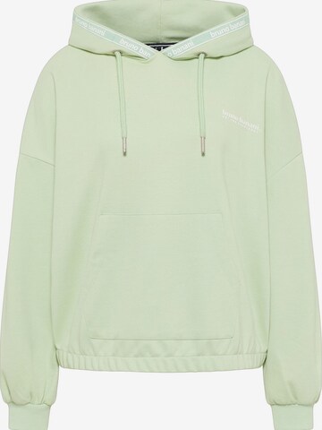 BRUNO BANANI Sweatshirt ' CARDENAS ' in Groen: voorkant