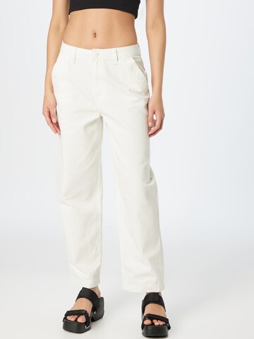 Loosefit Pantalon VANS en blanc : devant