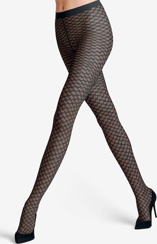 FALKE Strumpfhose 'Old Fashioned' in Schwarz: Vorderseite