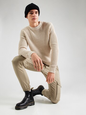 JACK & JONES Свитер 'JCOZION' в Бежевый