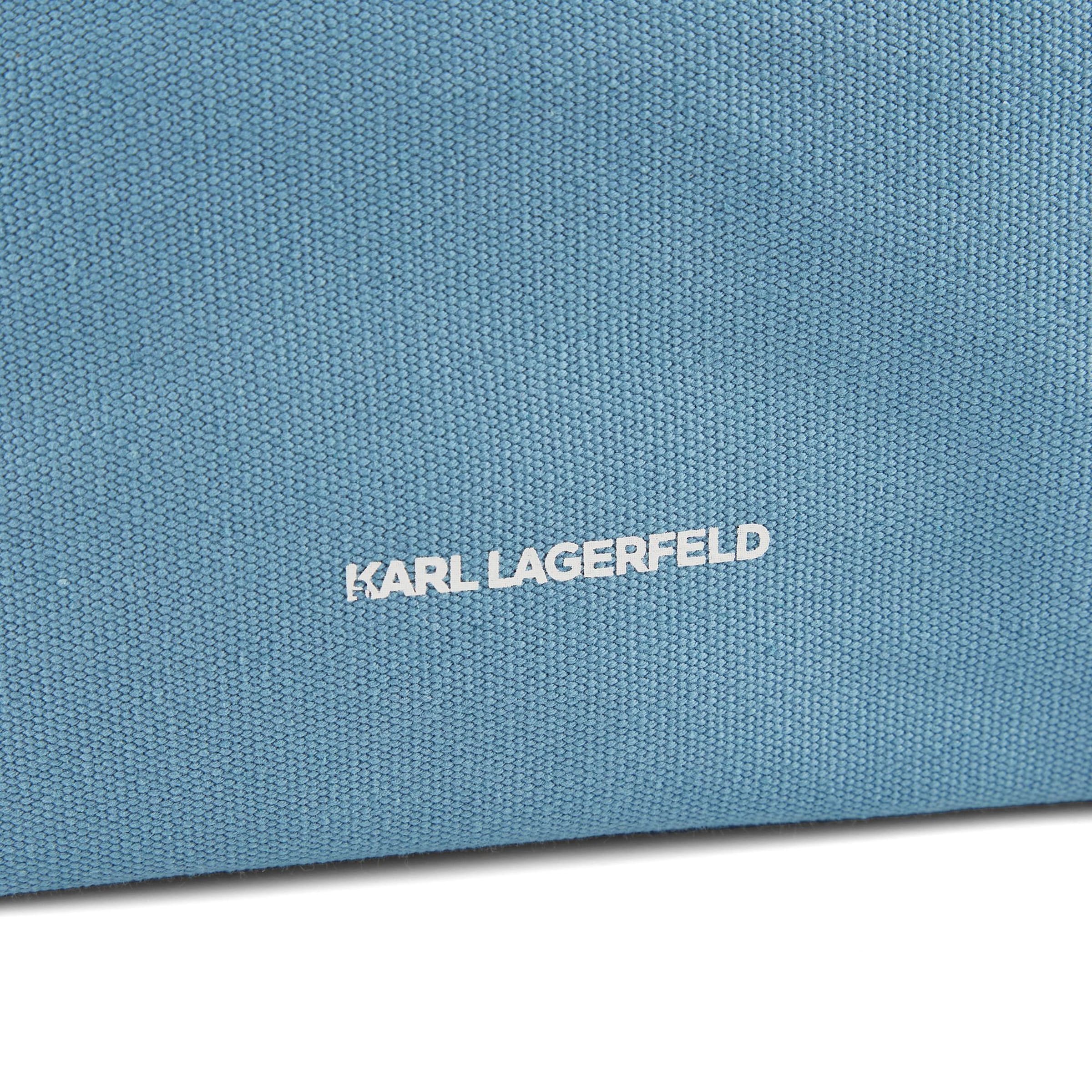 Cabas 'Rue St-Guillaume' Karl Lagerfeld en bleu