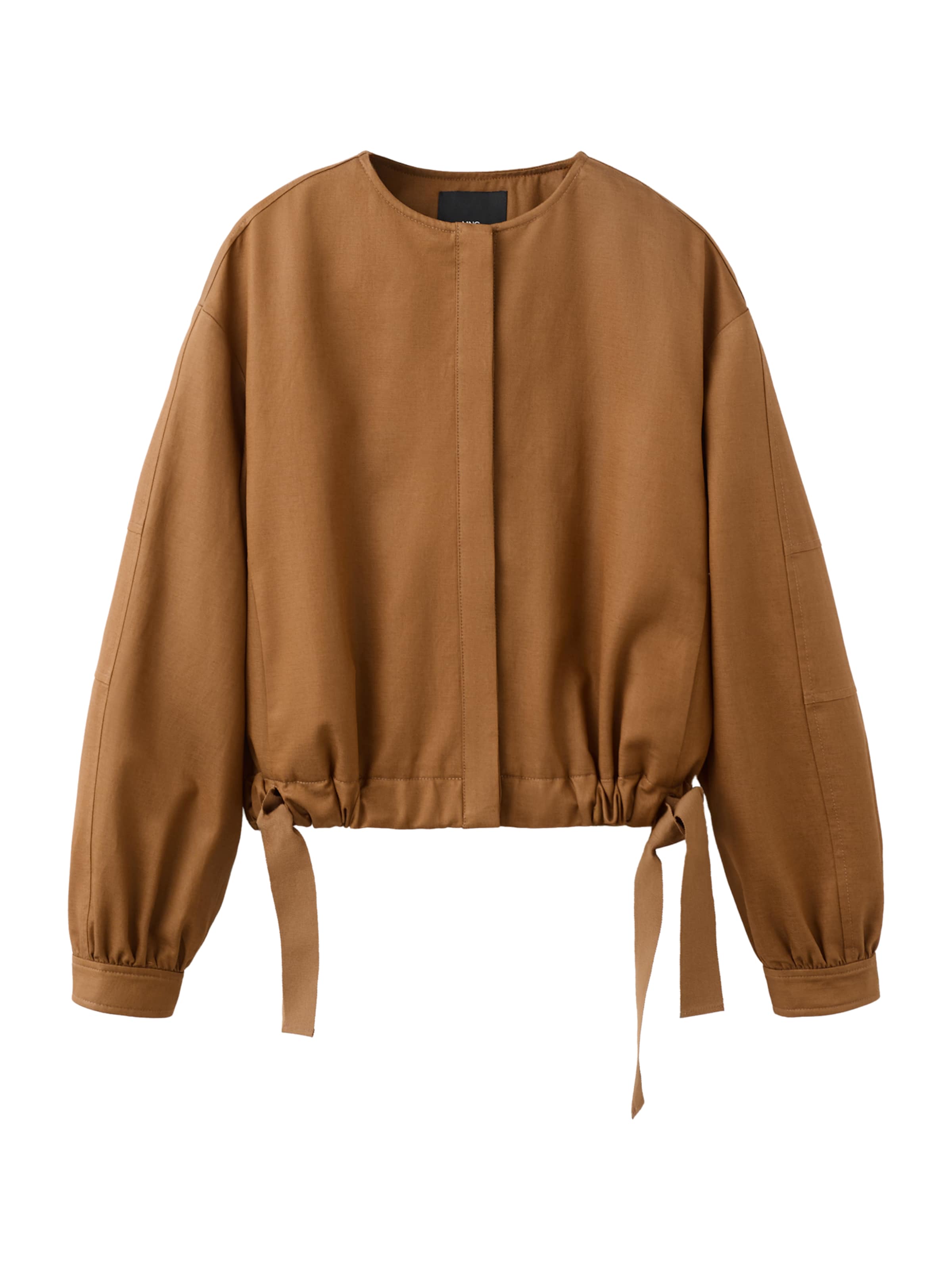 MANGO Tussenjas 'Mojito' in Bruin: voorkant