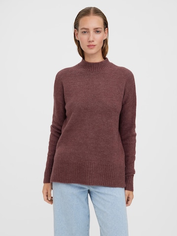 VERO MODA Pullover 'Lefile' i brun: forside