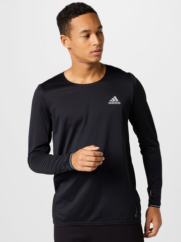 ADIDAS SPORTSWEAR Λειτουργικό μπλουζάκι 'Fast' σε μαύρο: μπροστά