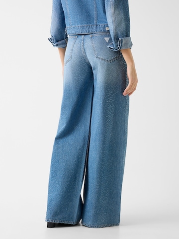 GUESS Wide leg Jeans 'Alba' in Blue
