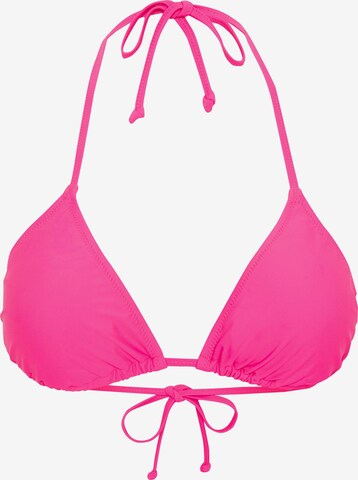 CHIEMSEE Bikini Top in Pink: front