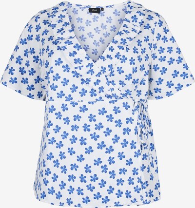Camicia da donna 'Lola' Zizzi di colore blu / bianco, Visualizzazione prodotti
