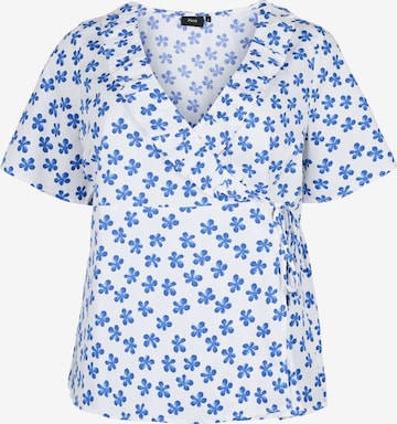 Zizzi Bluse 'Lola' in Weiß: predná strana