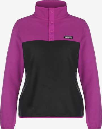 PATAGONIA Athletic Sweater ' Micro Snap' in Pink: front