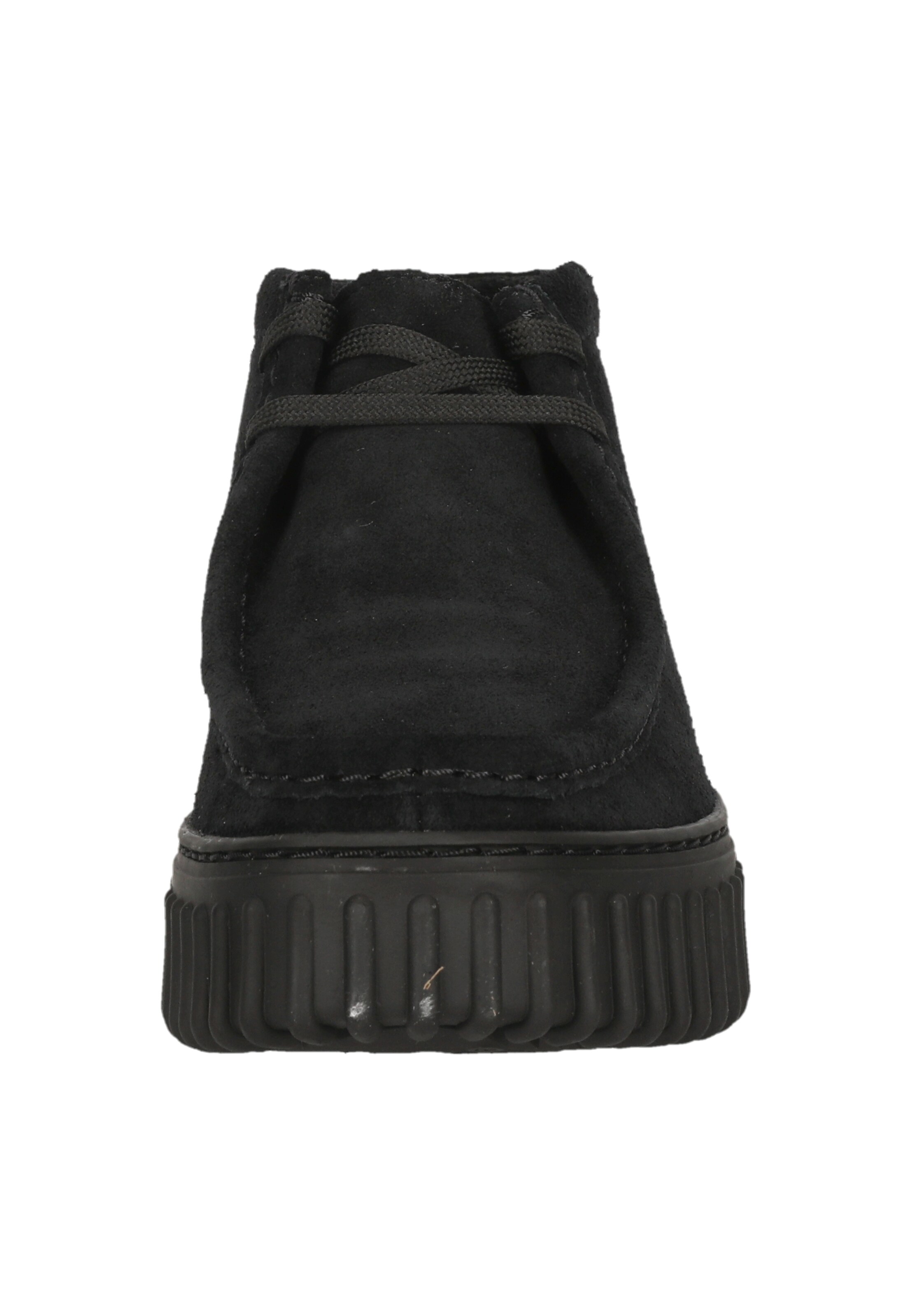 CLARKS Schnürschuhe 'Torhill Moss Black' in Schwarz