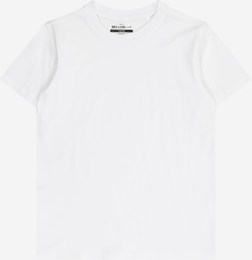 Maglietta 'OSJMAX' di Only & Sons Junior in bianco: frontale