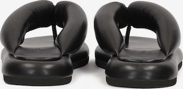 Kazar Studio T-Bar Sandals in Black