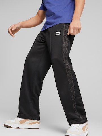PUMA Normální Kalhoty – černá: přední strana