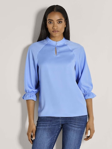 Chemisier MADELEINE en bleu : devant