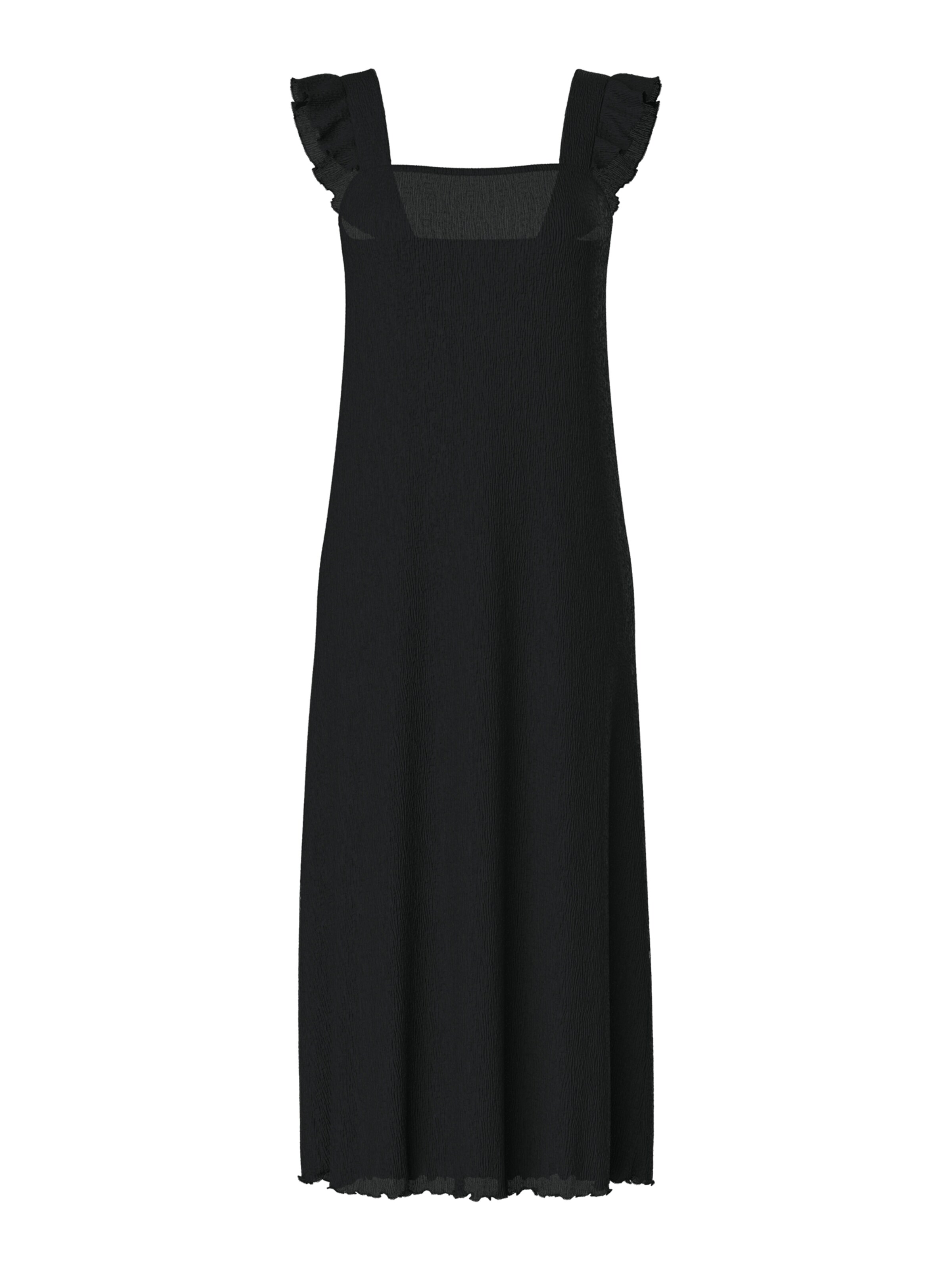 PIECES Curve Kleid 'PCFLORA' in Schwarz: Vorderseite