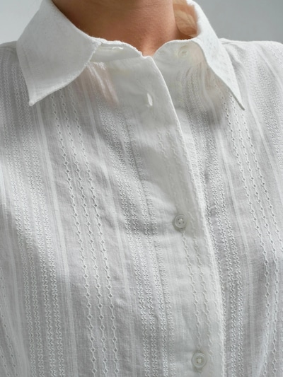 Seamless Basic Blouse 'Amalfi' in de kleur Offwhite, Productweergave