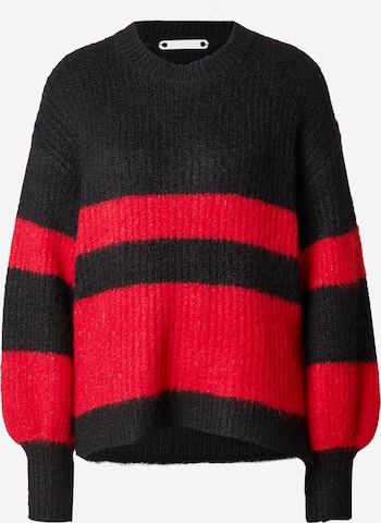 co'couture Pullover 'Coralie' in Schwarz: Vorderseite